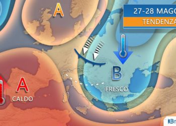 Anticiclone in bilico, sole e clima molto mite ma anche locali temporali, dettagli