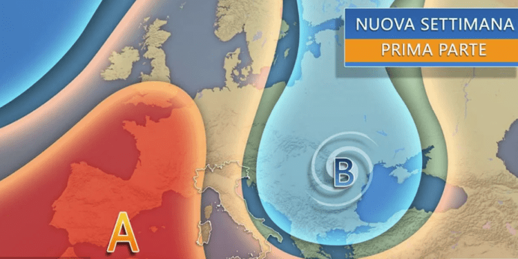 Nuova settimana, Italia ai margini dell’anticiclone, sole ma anche alcuni temporali