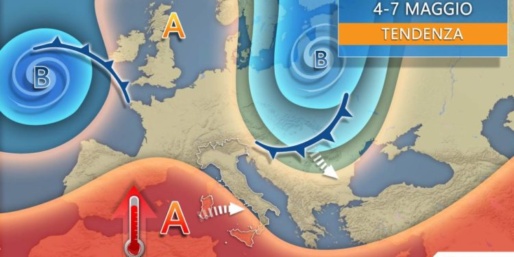 Fase 2: Dal 4 maggio l’anticiclone africano punta L’Italia, ma non senza qualche eccezione