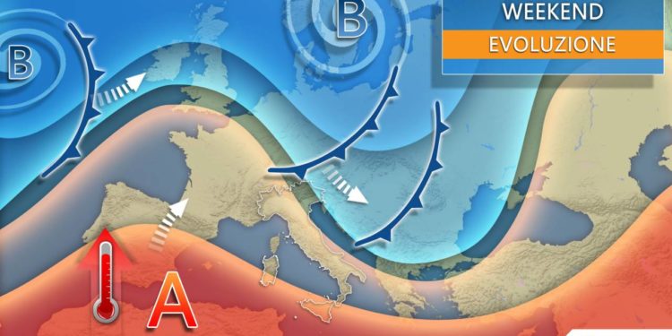 Weekend incerto con sole ma anche qualche temporale, qui i dettagli