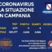 Corona Virus Campania: Tale Positivi: 4.645 i deceduti 431