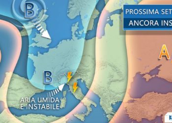 In arrivo frequenti rovesci e temporali nei prossimi giorni