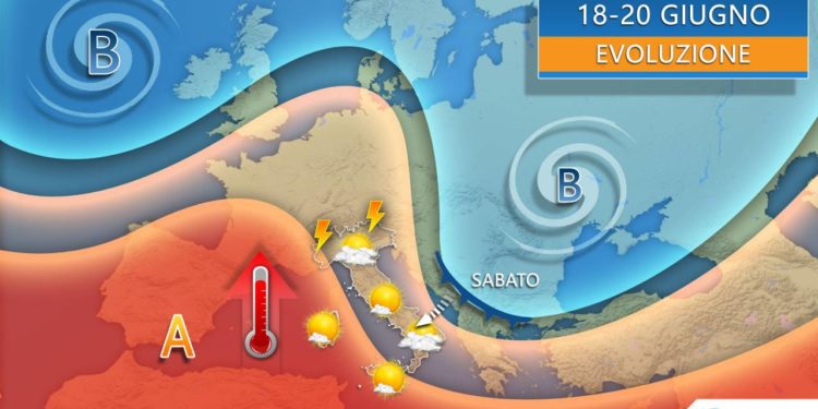 Da giovedì più sole con l’anticiclone , ma ancora con qualche locale temporale. Ecco dove