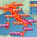 Fiammata africana in arrivo, Picchi di temperatura 38-40°C e afa alle stelle. Mappe e città più coinvolte