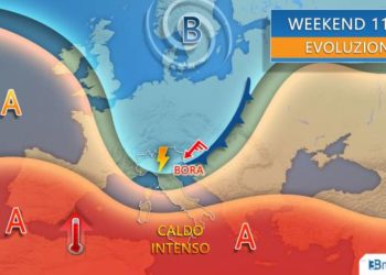 Weekend tra break temporalesco e caldo africano