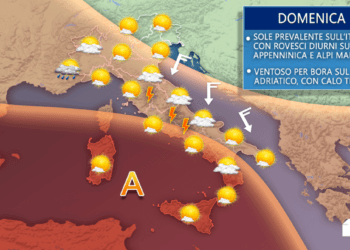 Qualche temporale al centro e Appennino, migliora al nord ma calo termico e bora