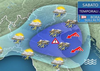 Imminente break temporalesco al nord e appennino, possibili gradinate. I dettagli