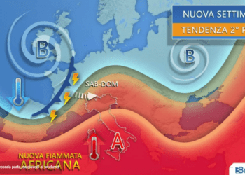 Da metà settimana torna l’anticiclone africano