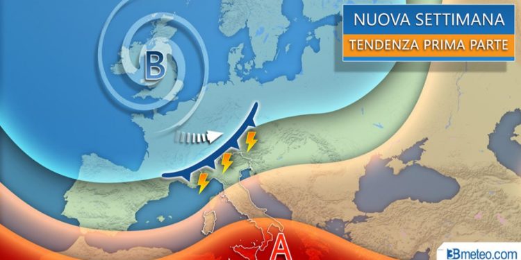 Rovesci e temporali anche forti attraversano la penisola in settimana. Ecco dove e quando