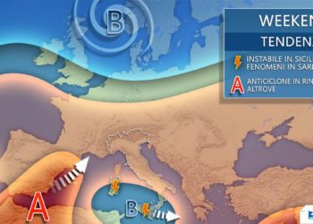 Oggi ancora forte temporali sulle isole, domani caldo anticiclone