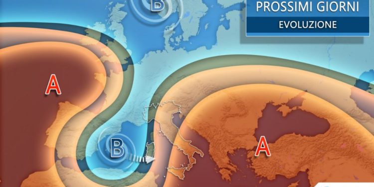 Prossimi giorni tra caldo anticiclone e vortice mediterraneo
