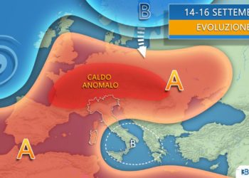 Nuova settimana tra caldo anticiclone e blanda depressione mediterranea, ecco gli effetti
