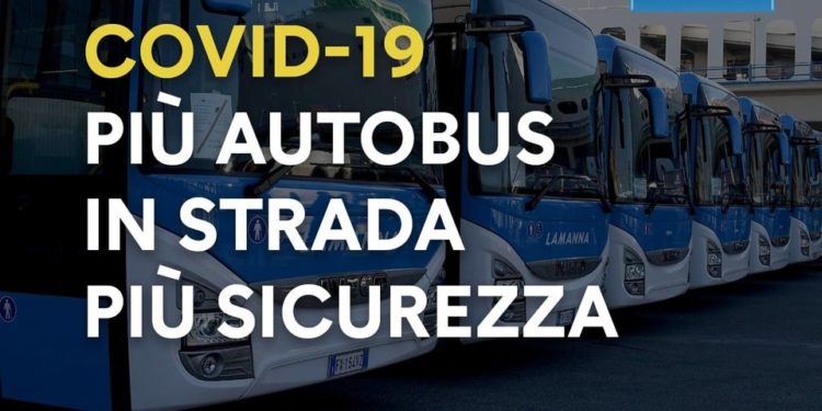 Corona Virus Campania: Più autobus in servizio