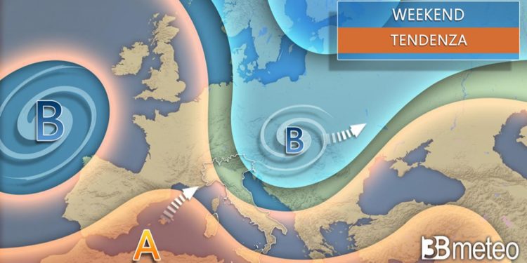 Meteo: Weekend incerto: Tra sole e nuovi acquazzoni