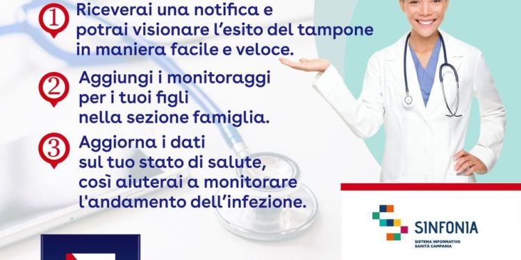 E-Covid Sinfonia: L’app per visualizzare l’esito del tampone molecolare, test sierologico e test rapido