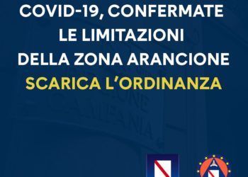 Corona Virus: Campania resta zona arancione fino al 23 dicembre