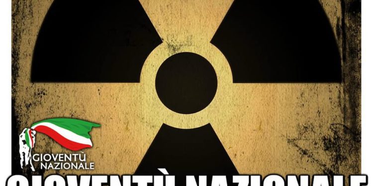 Scorie nucleari in Sicilia, forte no da parte di Gioventù Nazionale di Agrigento