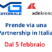 M.G Editoriale e Adnkronos danno il via ad una Partnership in Italia