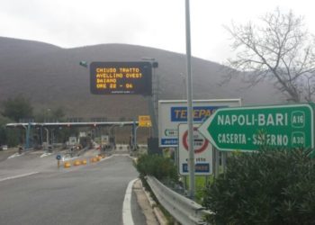 A16 Napoli – Canosa: Chiuso per una notte il tratto Avellino ovest – Avellino est