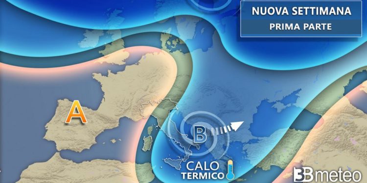 Ancora pioggia e freddo a inizio settimana