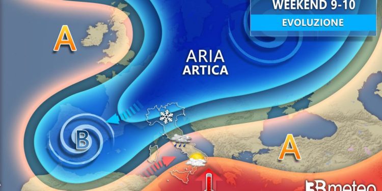 Meteo Weekend: Maltempo e neve anche in pianura