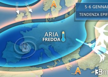 Altro maltempo invernale fino all’epifania
