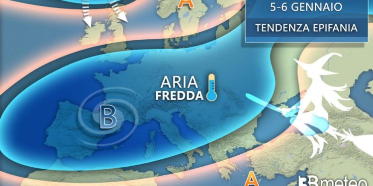 Altro maltempo invernale fino all’epifania