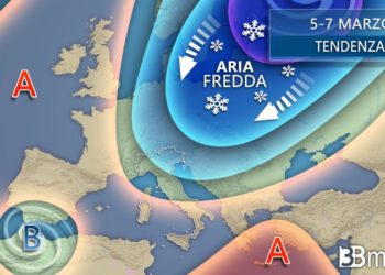 Tendenza meteo: Possibile ritorno del freddo dal 5 marzo