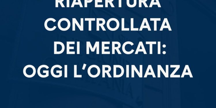 Covid-19 Campania: Unità di crisi, oggi ordinanza su riapertura controllata dei mercati
