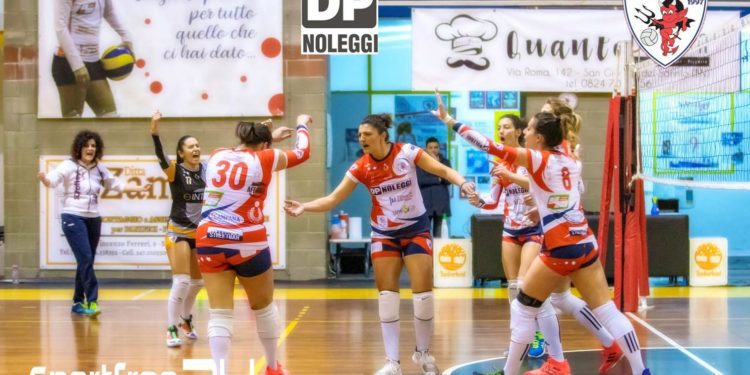 DP Noleggi SG Volley terza vittoria consecutiva