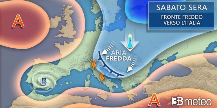 Meteo: Sabato santo arrivano i temporali con calo termico e neve