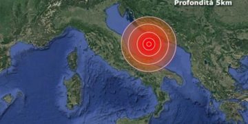Terremoto nel Mar Adriatico trema la Campania