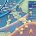 Meteo: Domenica di maltempo con forti piogge e neve, accumuli anche oltre 100mm. Ecco dove