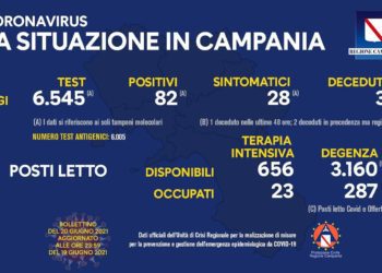 Corona Virus Campania: Totale Positivi: 423.720 i deceduti 7.371