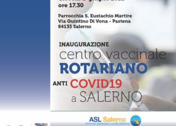 Salerno: Primo centro vaccinale rotariano anticovid-19
