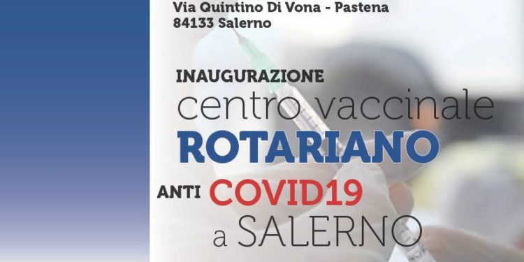Salerno: Primo centro vaccinale rotariano anticovid-19