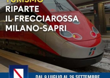 Turismo in Campania, riparte il “Frecciarossa” Milano-Sapri