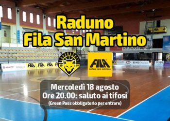 Mercoledì 18 agosto il raduno del Fila, alle 20 il saluto coi tifosi