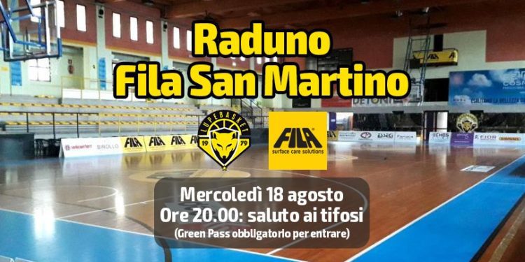 Mercoledì 18 agosto il raduno del Fila, alle 20 il saluto coi tifosi