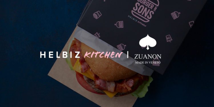 Helbiz Kitchen annuncia la partnership con Zuanon
