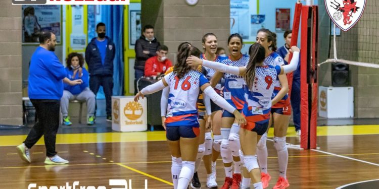 La DP Noleggi SG Volley perde solo al tiebreak il big match di  Torre Annunziata