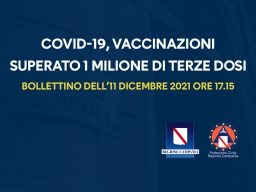Covid-19 Campania: Bollettino vaccinazioni del 11 dicembre 2021
