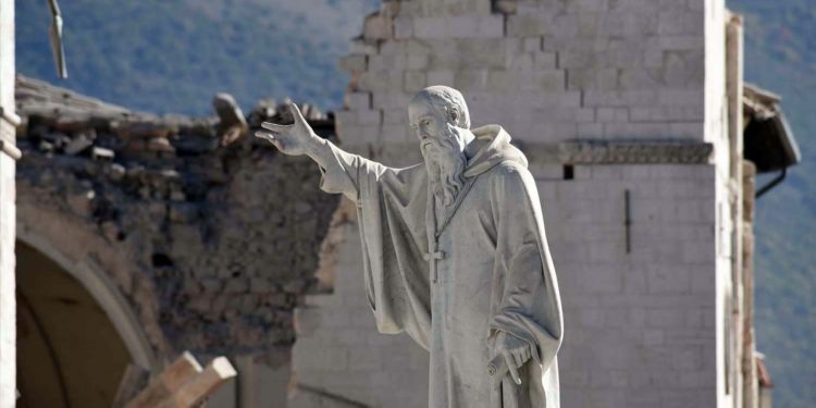 Il Presidente Mattarella a Norcia