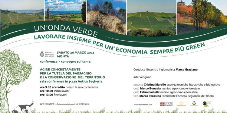 L’Enoteca Regionale del Roero  convoca un tavolo tecnico per costruire  una proposta di legge ambientale