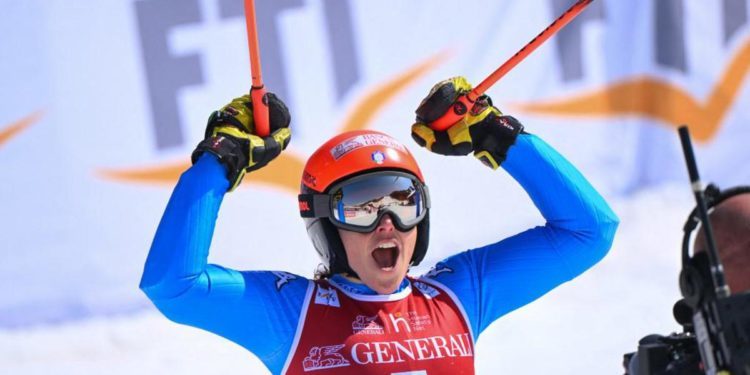 Brignone vince gigante Meribel, Bassino seconda