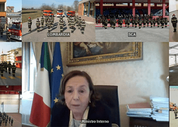 Lamorgese al giuramento dei vigili del fuoco del 91° corso: coraggio e altruismo, caratteri distintivi del Corpo nazionale