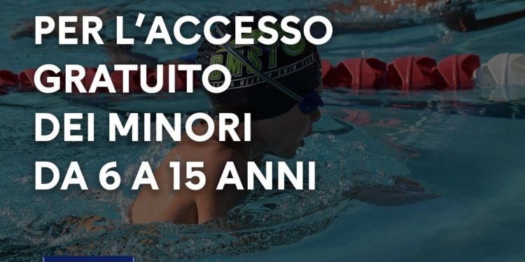ATTIVITÀ SPORTIVA, VOUCHER PER L’ACCESSO GRATUITO DEI MINORI DA 6 A 15 ANNI