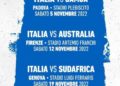 Autumn Nations Series di Rugby, Italia contro Samoa, Australia e Sudafrica