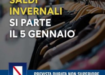 SALDI, SI PARTE IL 5 GENNAIO