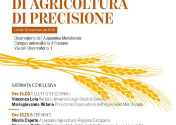 AGRICOLTURA DI PRECISIONE: REGIONE CAMPANIA E OSSERVATORIO APPENNINO MERIDIONALE INSIEME PER L’INNOVAZIONE NEL SETTORE AGRICOLO